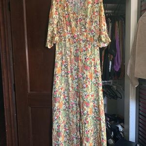 Flower power maxi dress